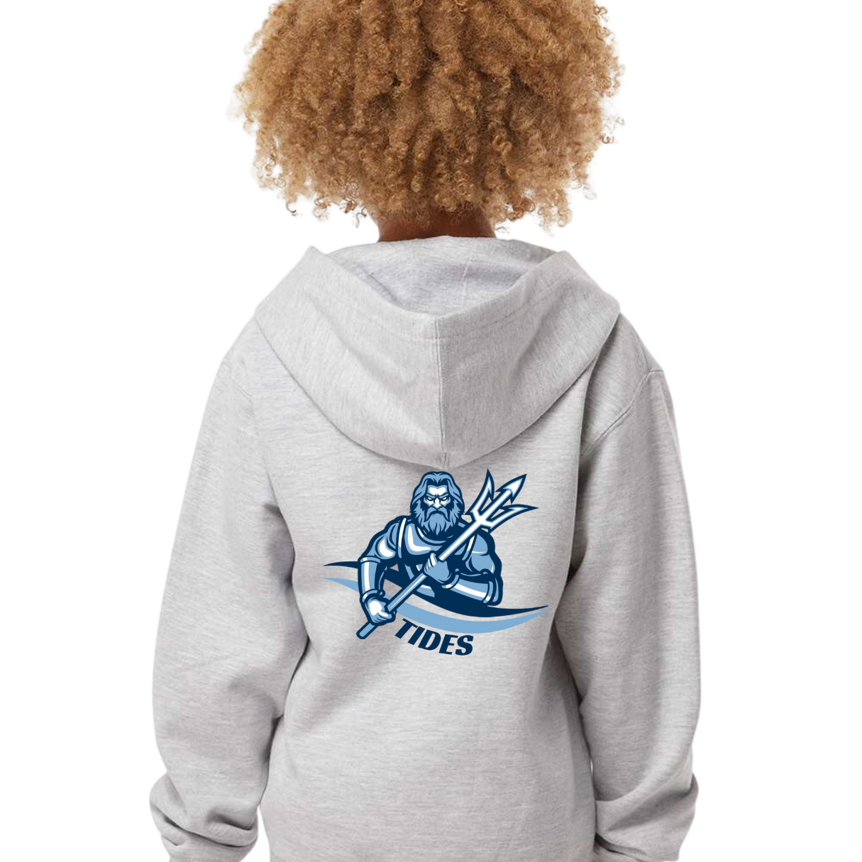 Tides Full Zipper Hooded Sweatshirt -Youth ONLY