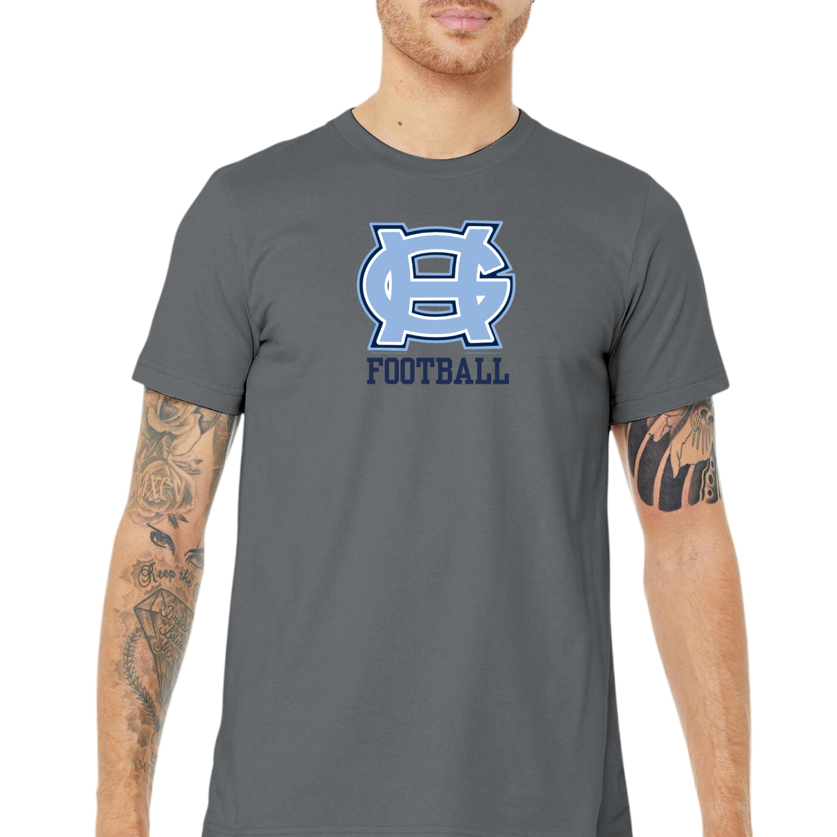 Classic GH Football Tee- Adult and Youth