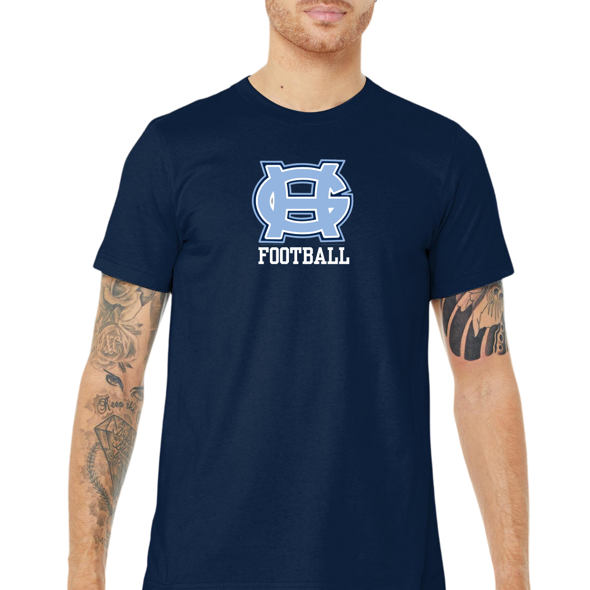 Classic GH Football Tee- Adult and Youth