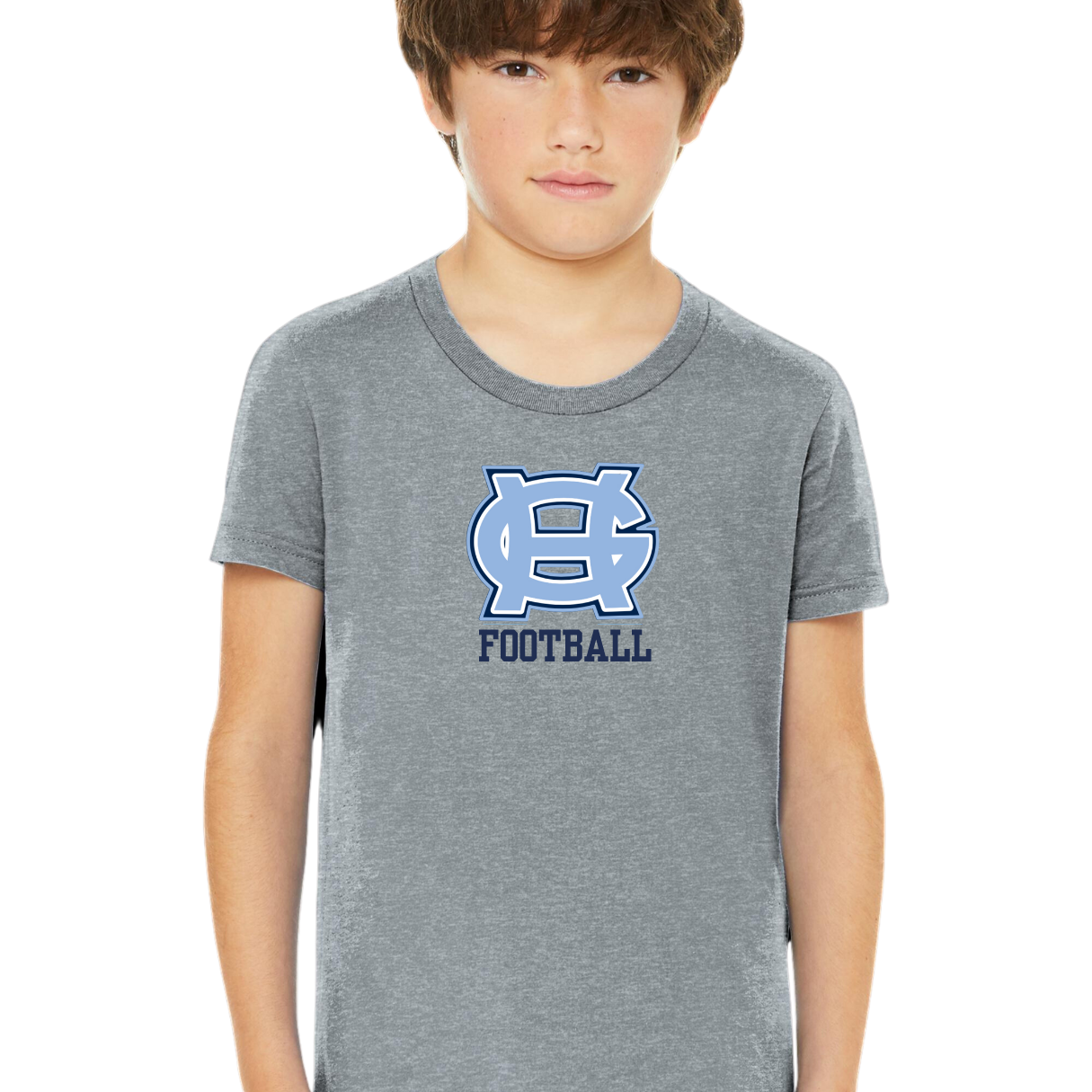 Classic GH Football Tee- Adult and Youth