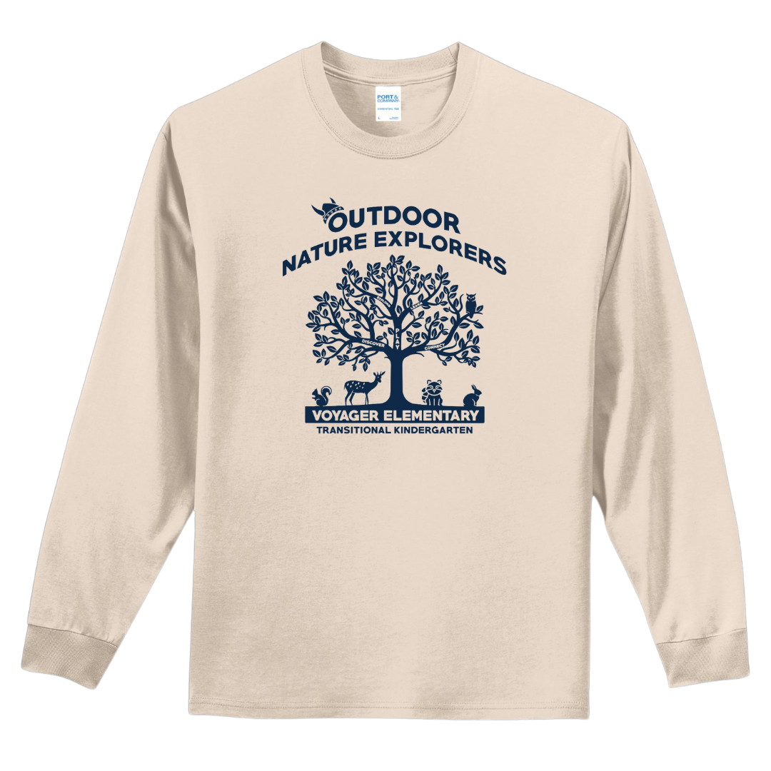 Outdoor Nature Explorers Voyager-Long Sleeve Tee Adult and Toddler Sizing
