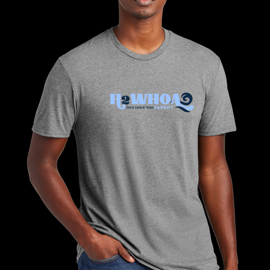 Horizontal H2WHOA PARENT Tee- Adult Sizing