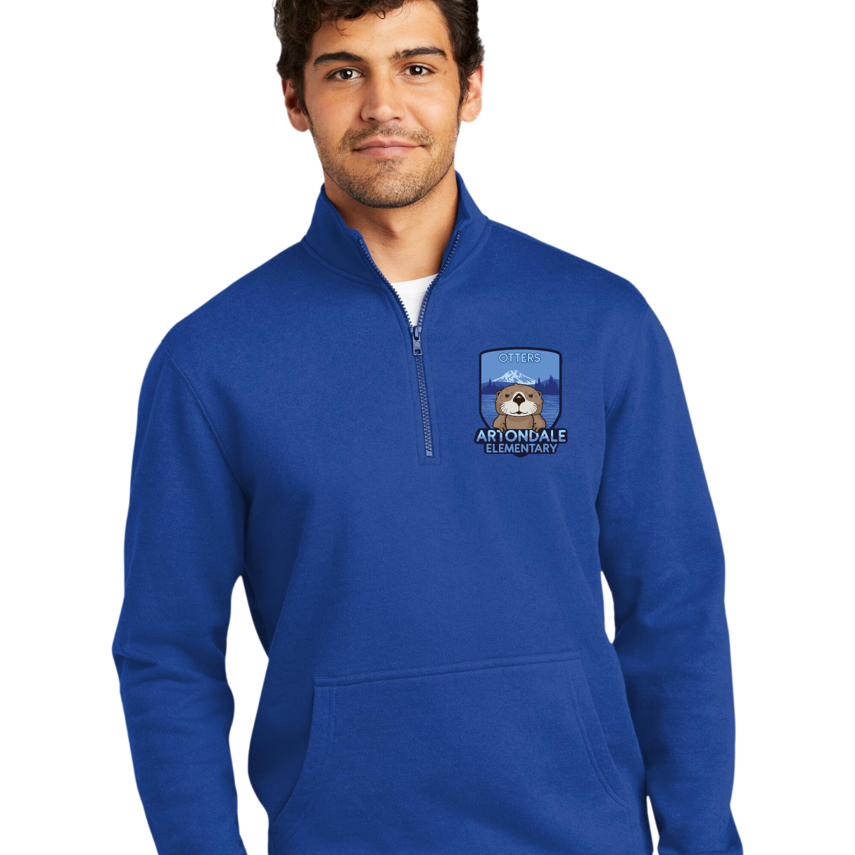 Otter 1/4 Zip Sweatshirt -Unisex Sizing