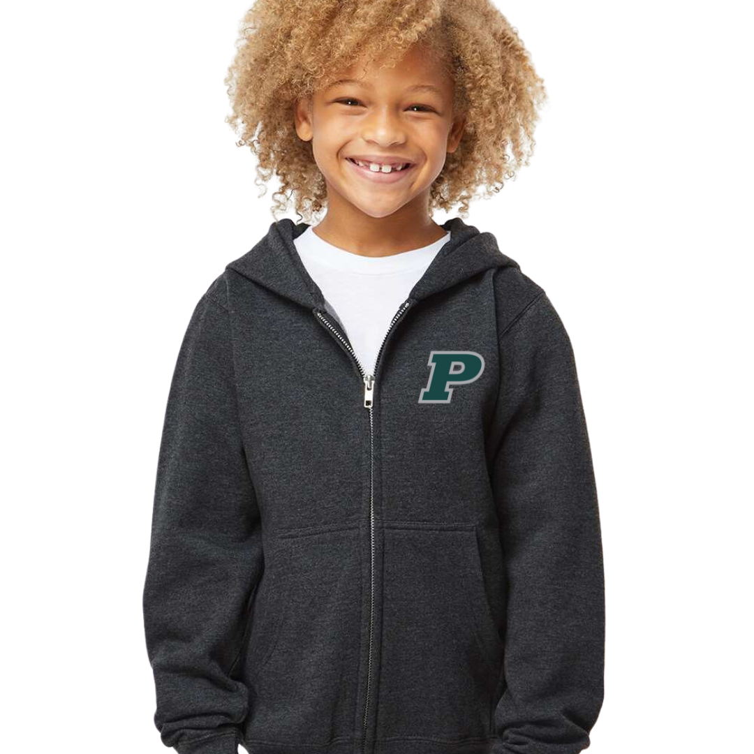 Seahawks Full Zipper Hooded Sweatshirt -Youth ONLY