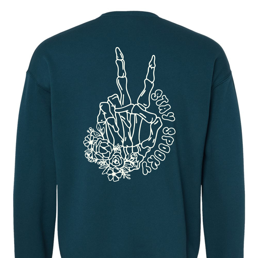 Stay Spooky Flowers Crewneck!