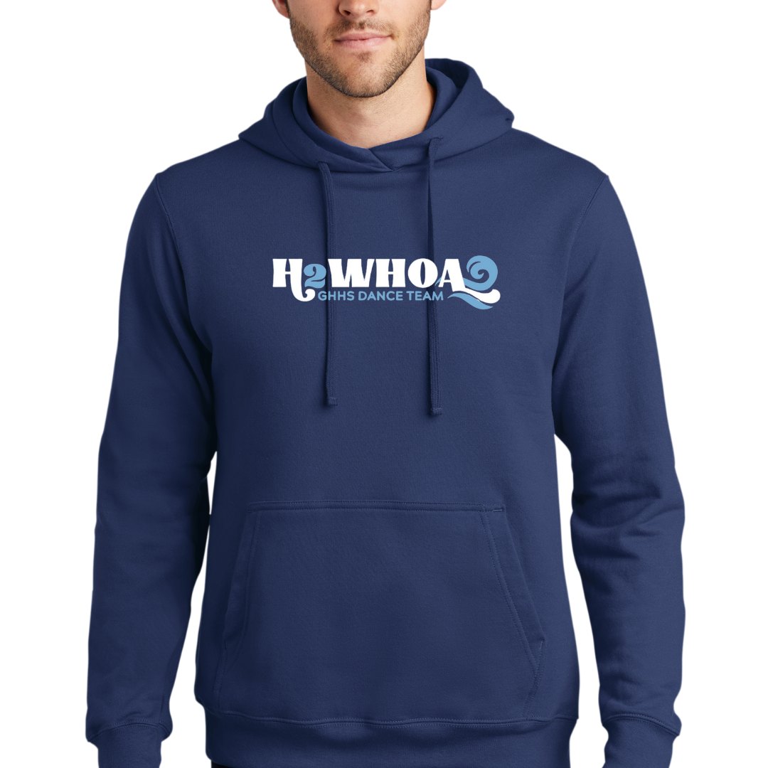 Horizontal H2WHOA Hooded- Adult and Youth Sizing