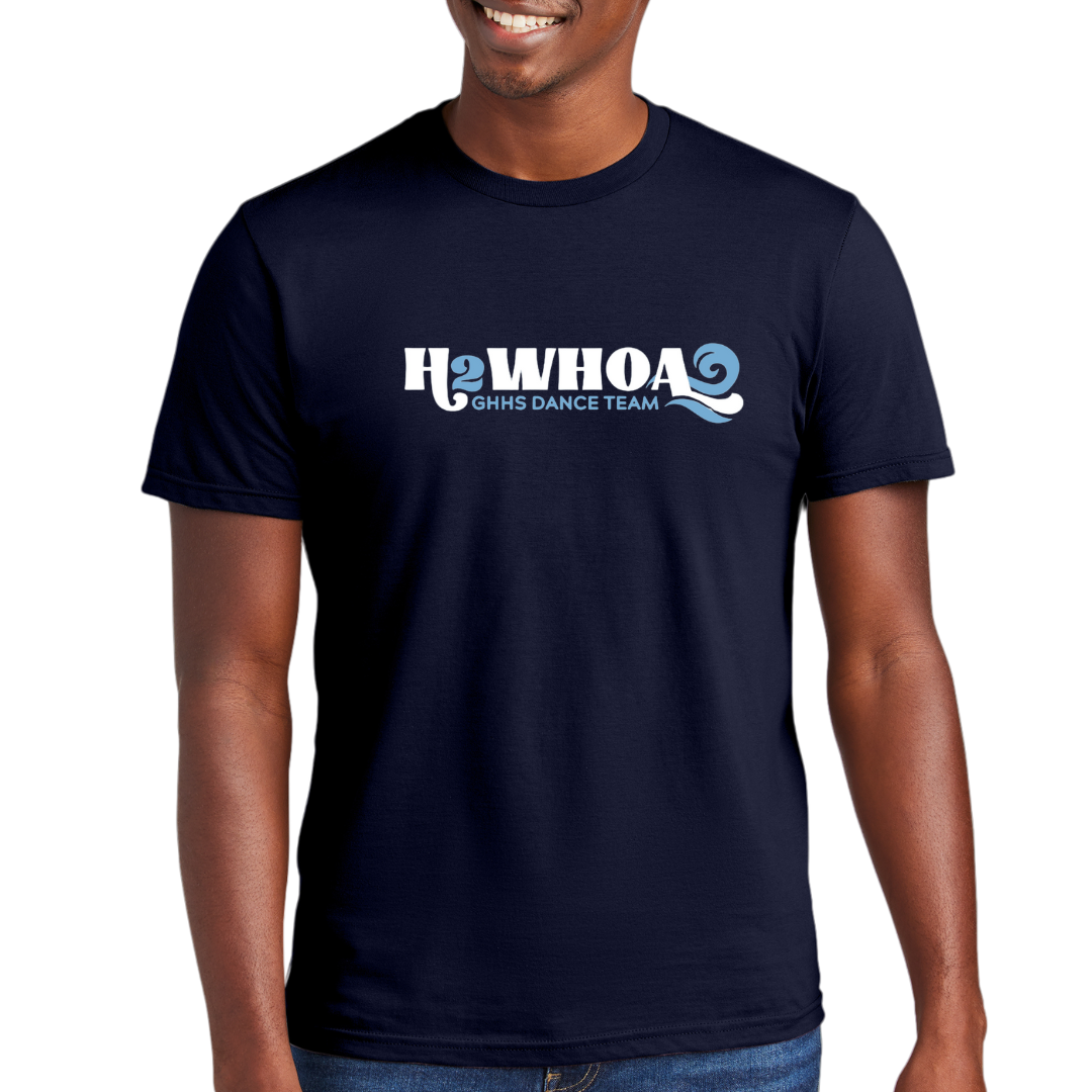 Horizontal H2WHOA Tee- Adult and Youth Sizing