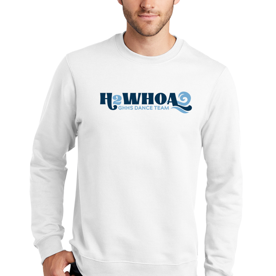 Horizontal H2WHOA PARENT Crewneck - Adult Sizing
