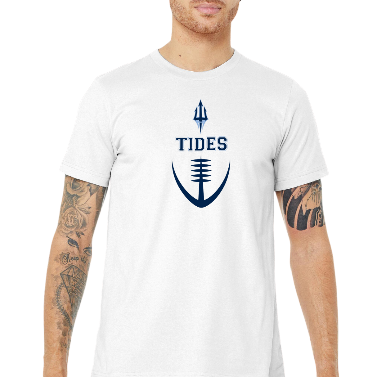 Tides Football Trident Tee- Adult and Youth