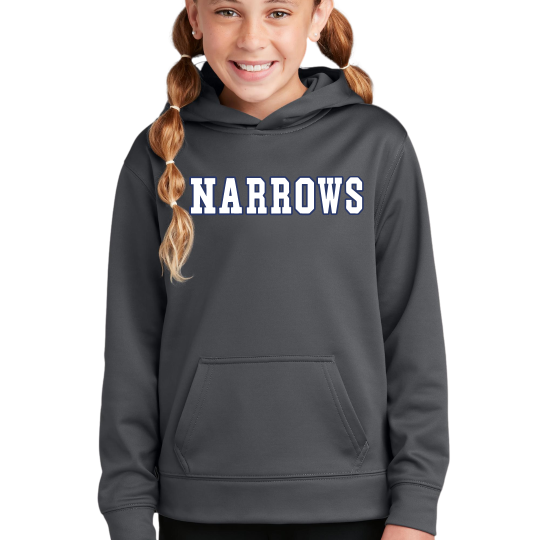Narrows Performance Hooded Sweatshirt - Adult and Youth