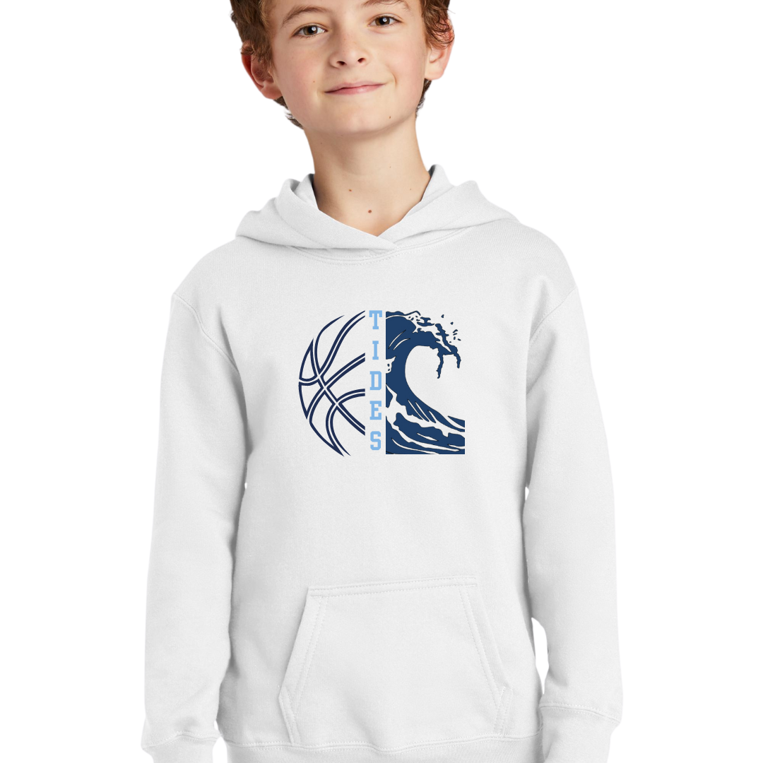 State Tides Basketball Hooded Sweatshirts - Youth
