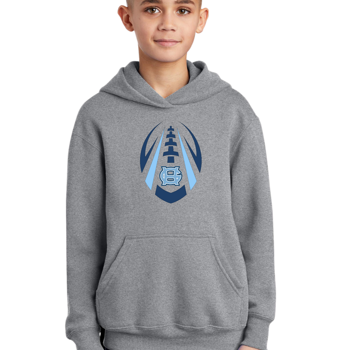 Go Big Blue! Hooded Sweatshirt- Adult and Youth