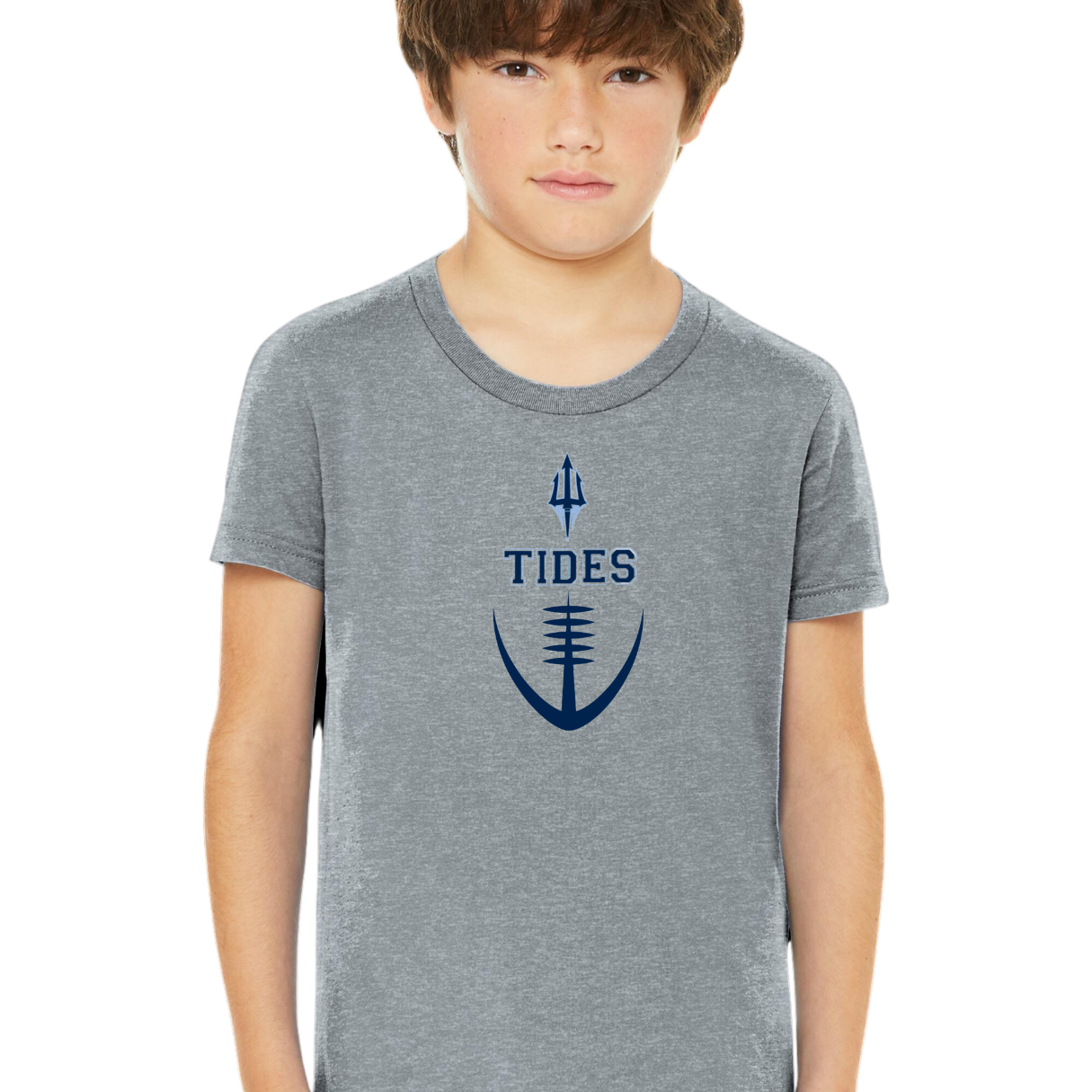 Tides Football Trident Tee- Adult and Youth