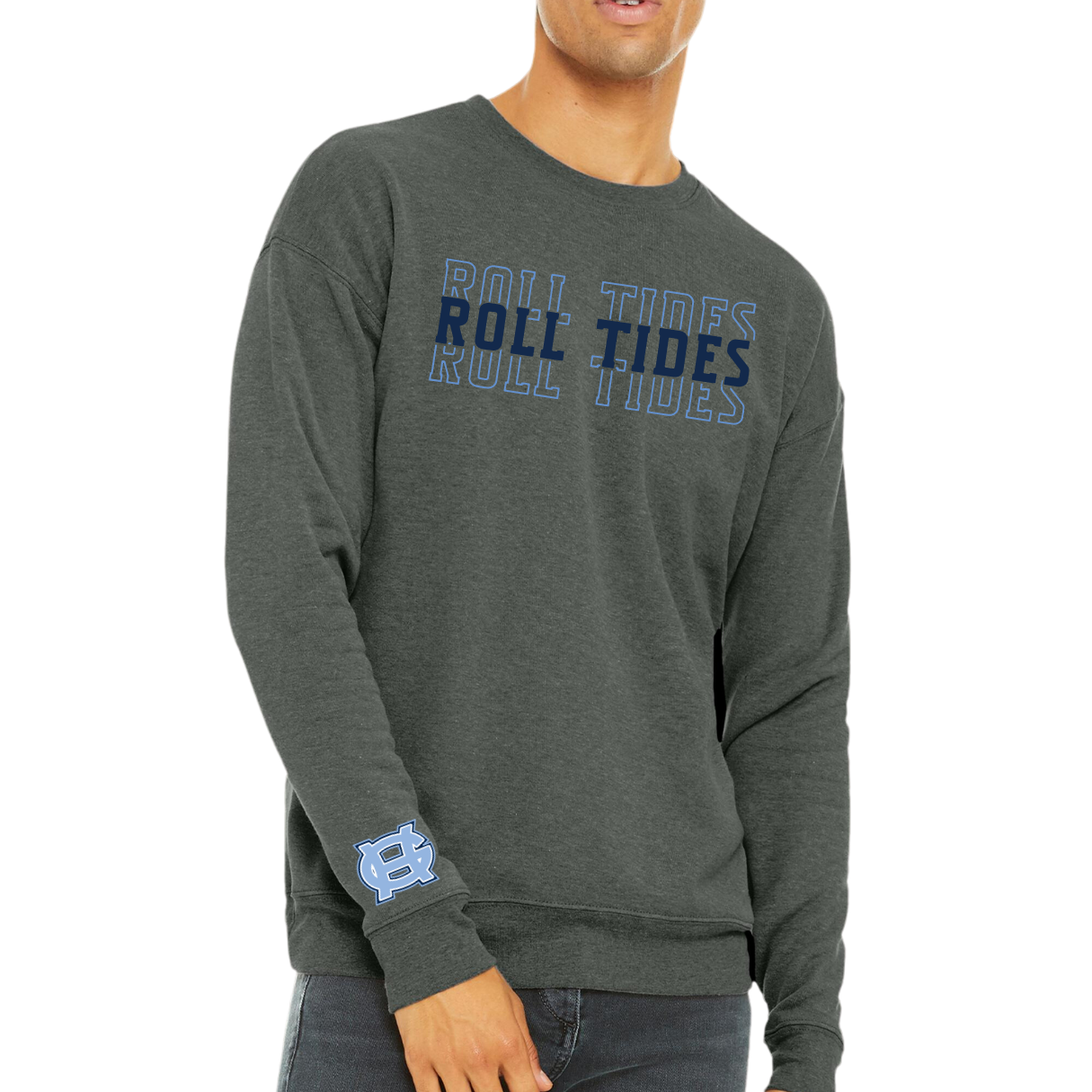Roll Tides Crewneck Sweatshirt - Adult and Youth