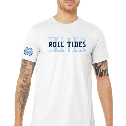 Roll Tides Tee- Adult and Youth