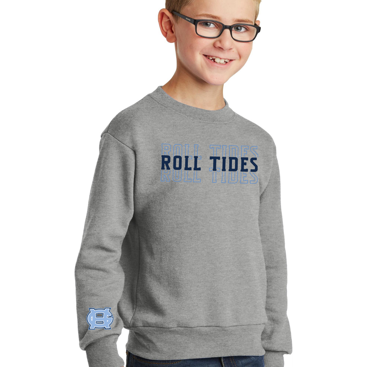Roll Tides Crewneck Sweatshirt - Adult and Youth