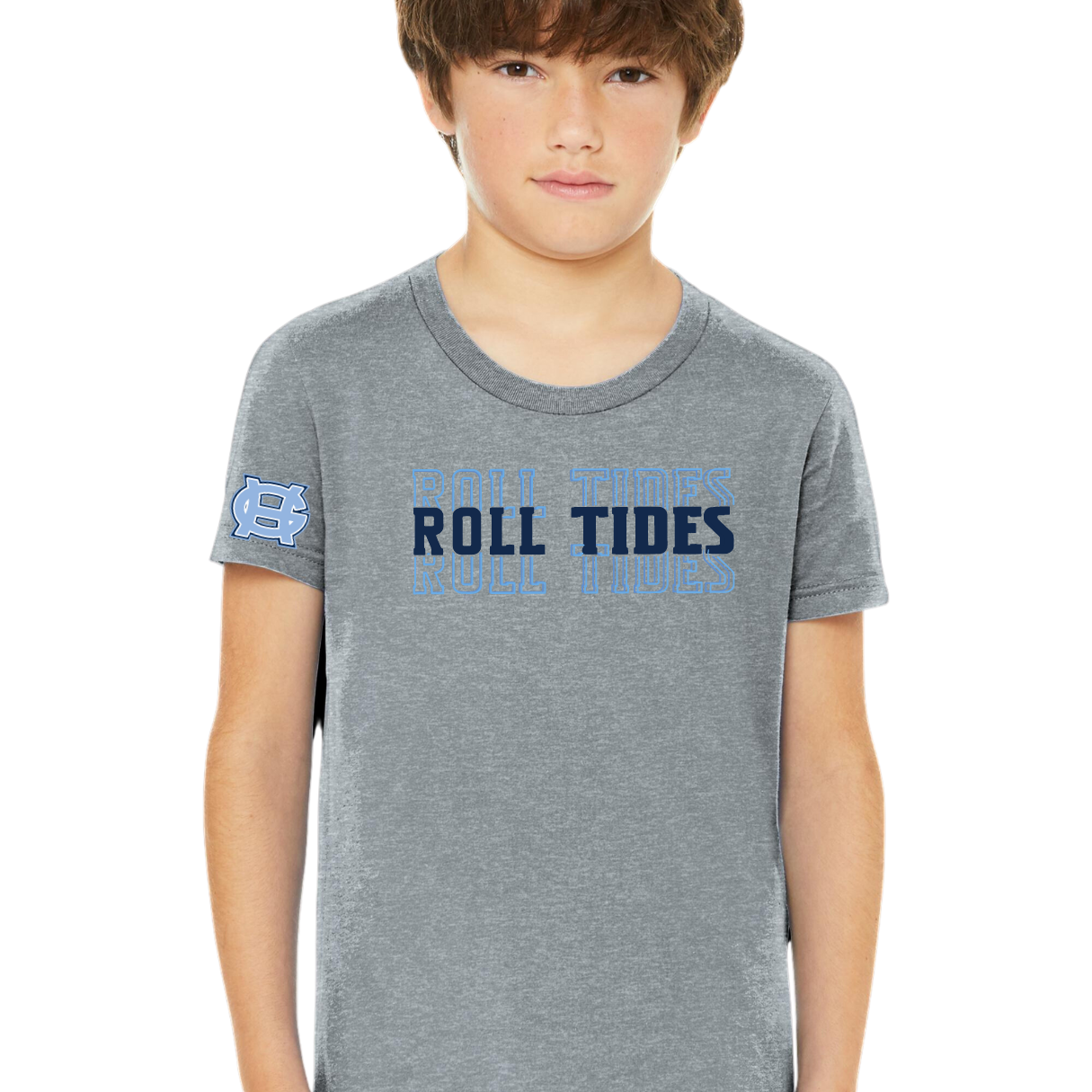 Roll Tides Tee- Adult and Youth