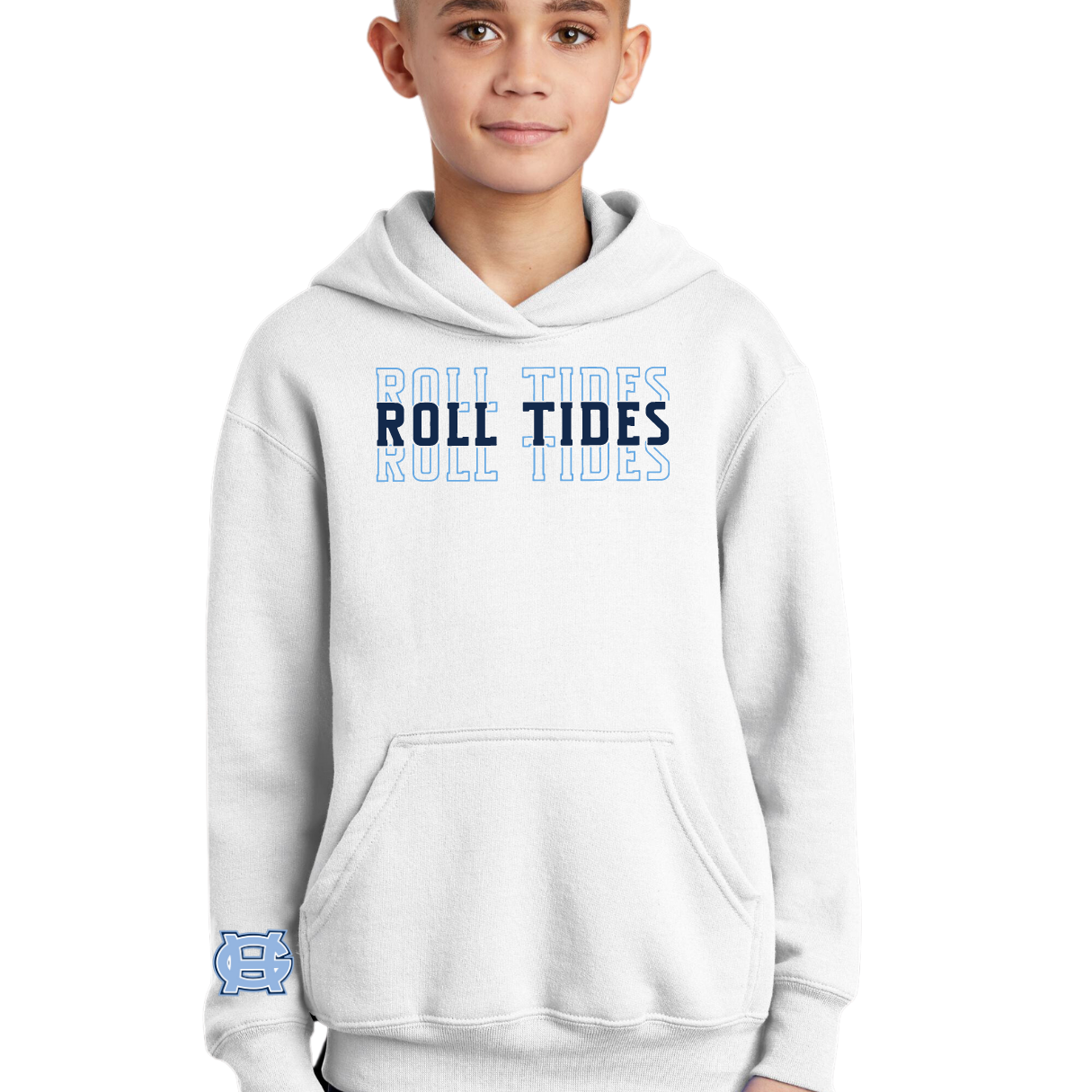 Roll Tides Hooded Sweatshirt - Adult and Youth