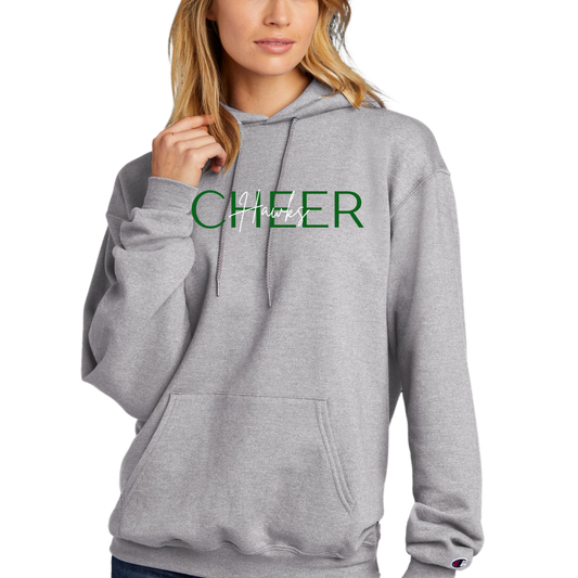 Hawks Cheer Cursive Hooded Sweatshirt - Adult and Youth sizes