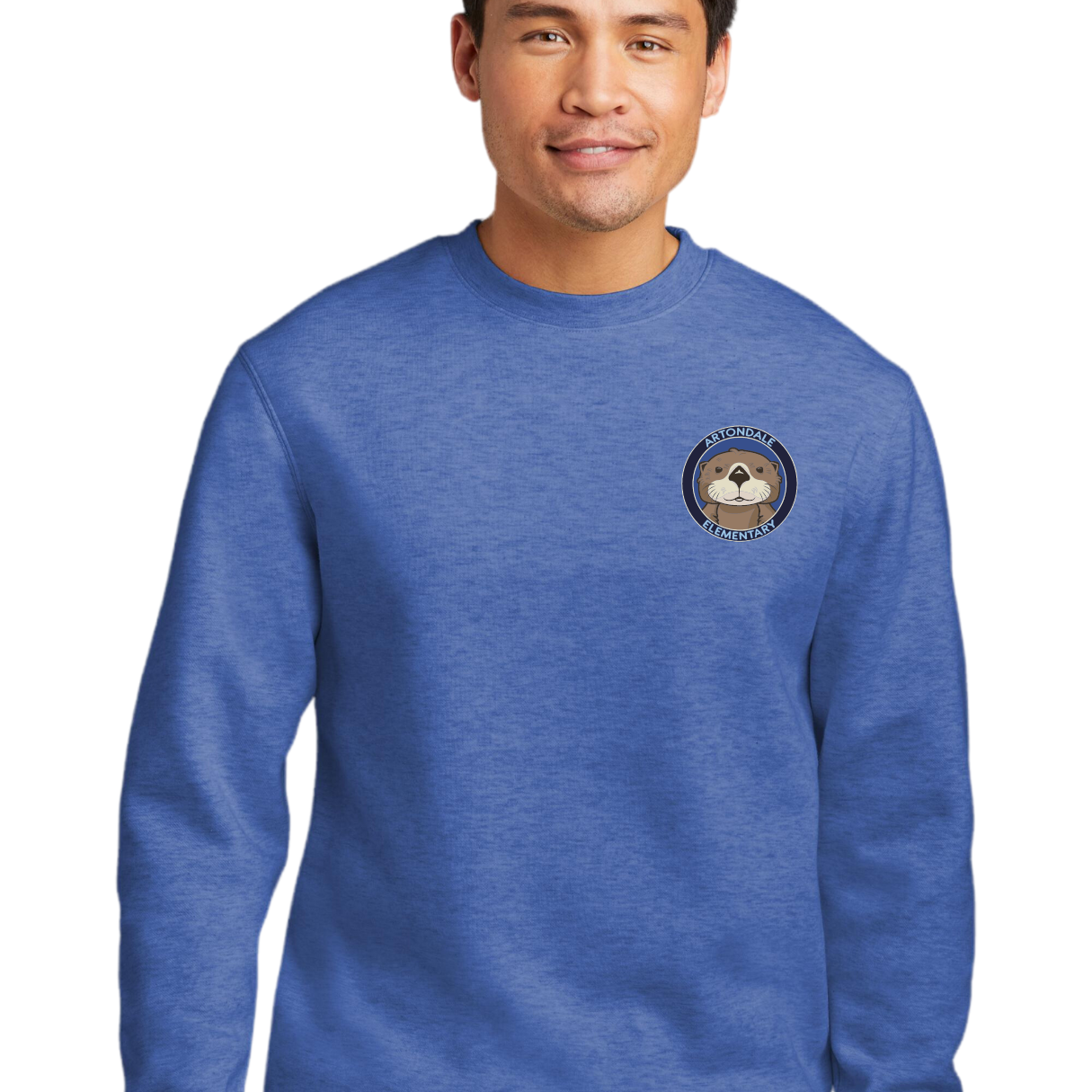 Otter Crewneck Small Logo - Adult and Youth Sizes