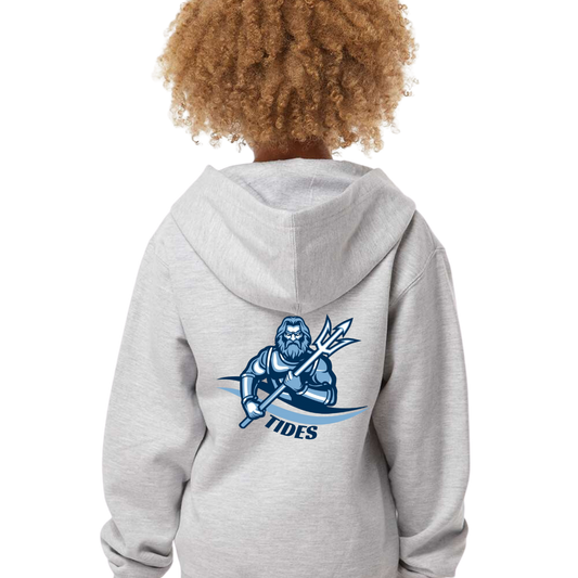 Tides Full Zipper Hooded Sweatshirt -Youth ONLY