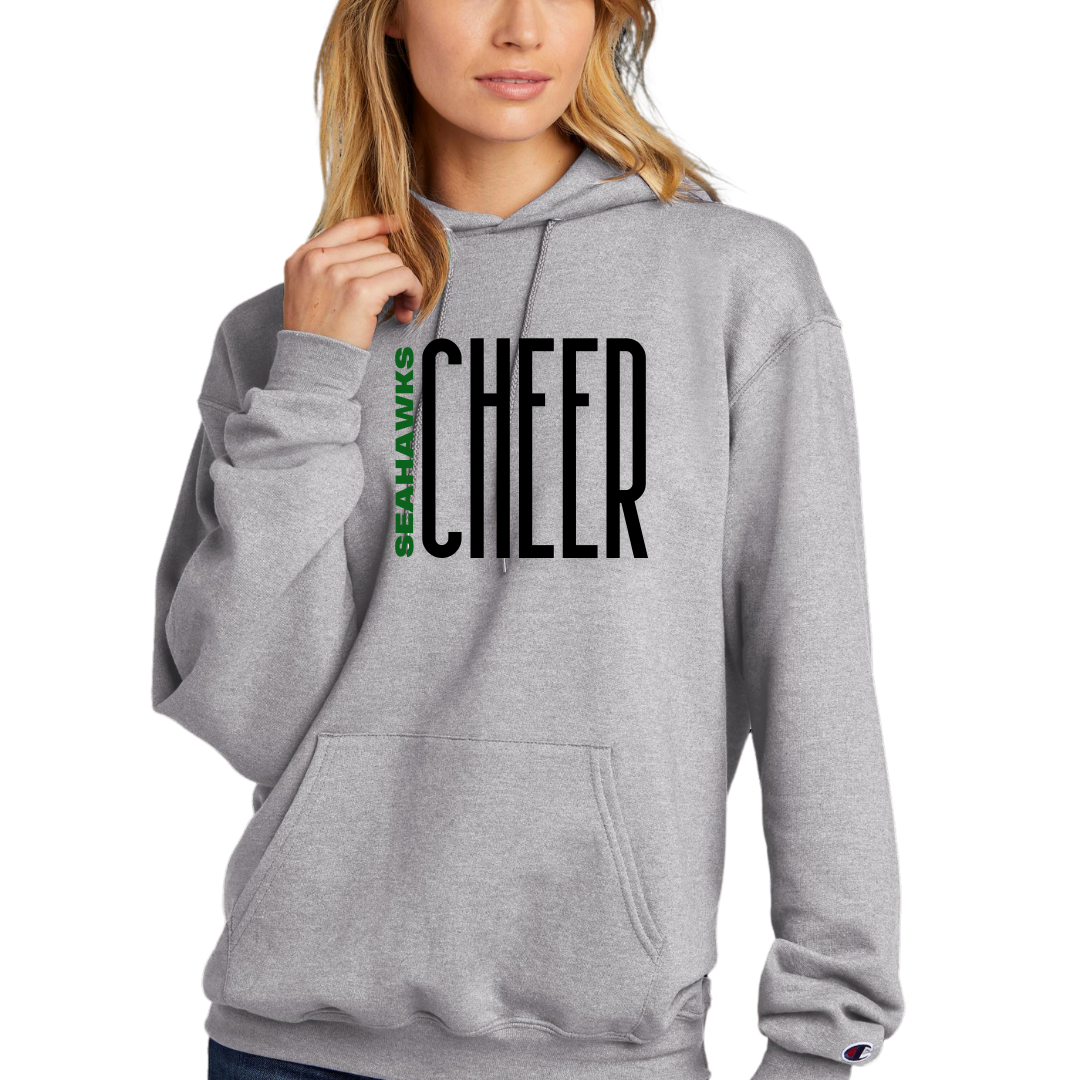 Peninsula Large Letter Cheer Hooded Sweatshirt - Adult and Youth