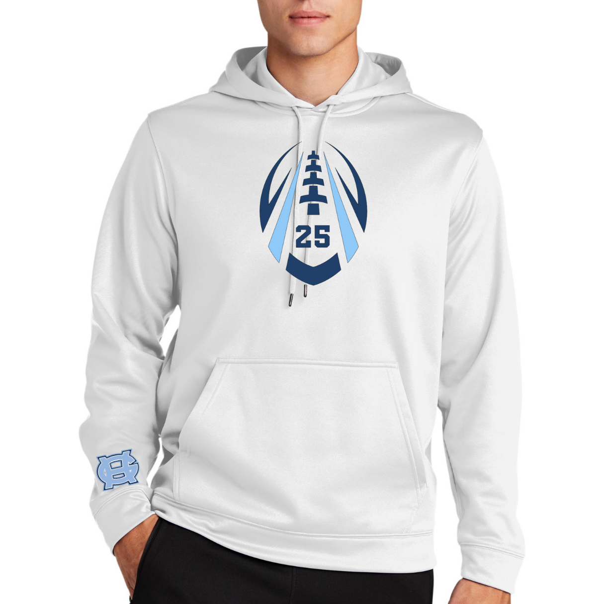 Tides Football Favorite Player Performance Hooded Sweatshirt- Adult and Youth