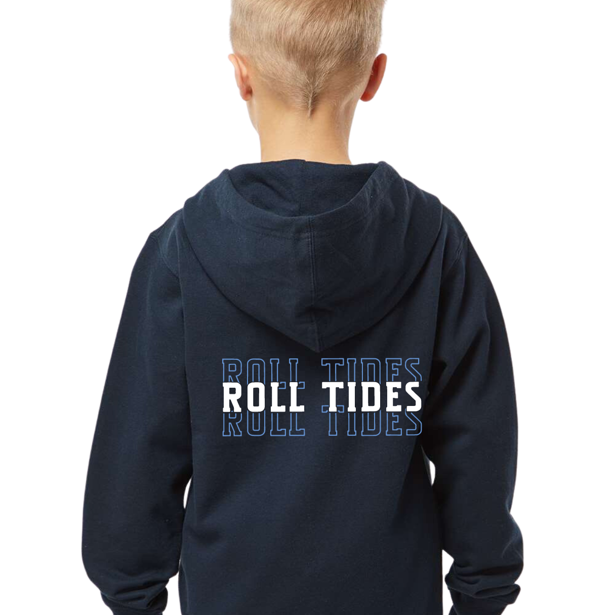 Tides Full Zipper Hooded Sweatshirt -Youth ONLY