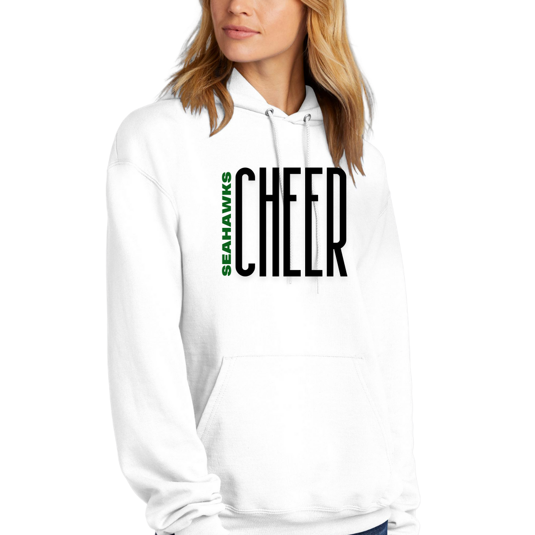 Peninsula Large Letter Cheer Hooded Sweatshirt - Adult and Youth