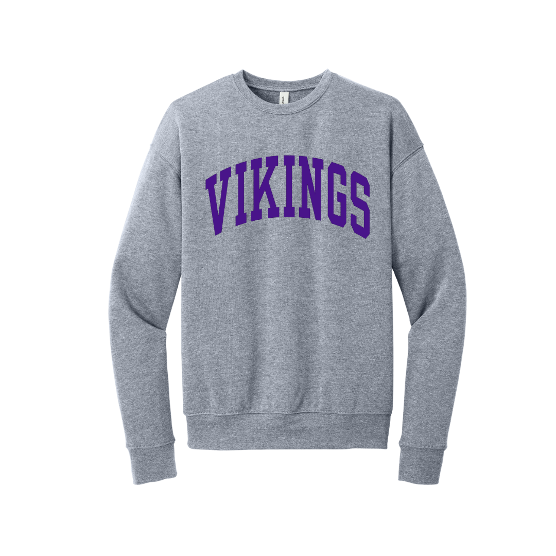 Vikings Arch Crewneck- Adult and Youth sizing