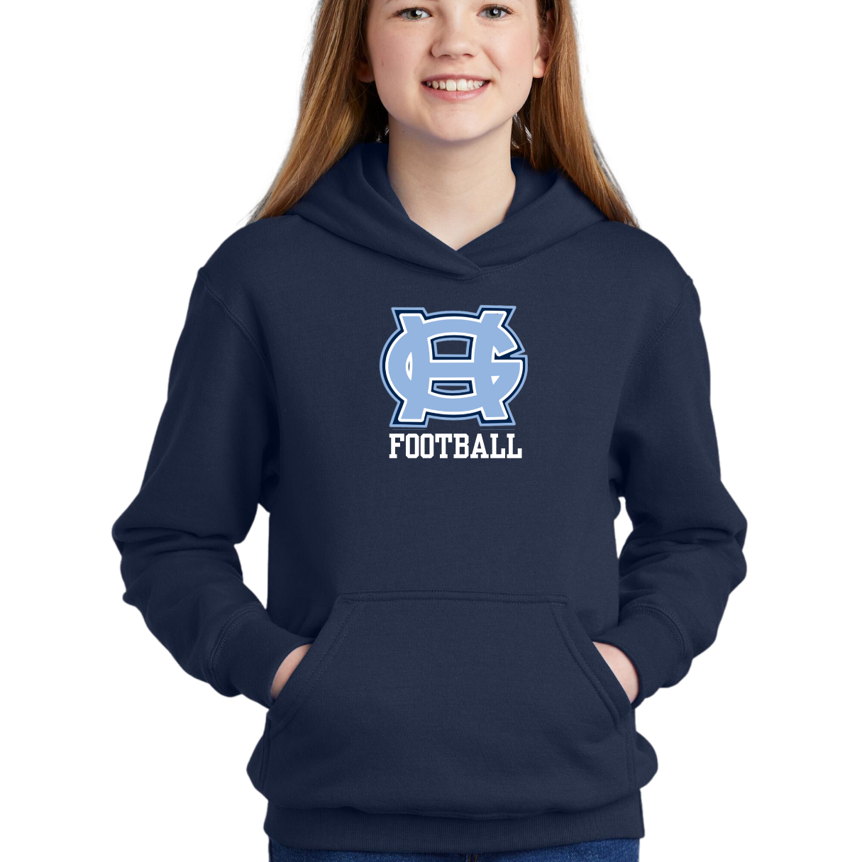 Classic GH Football Hooded- Adult and Youth