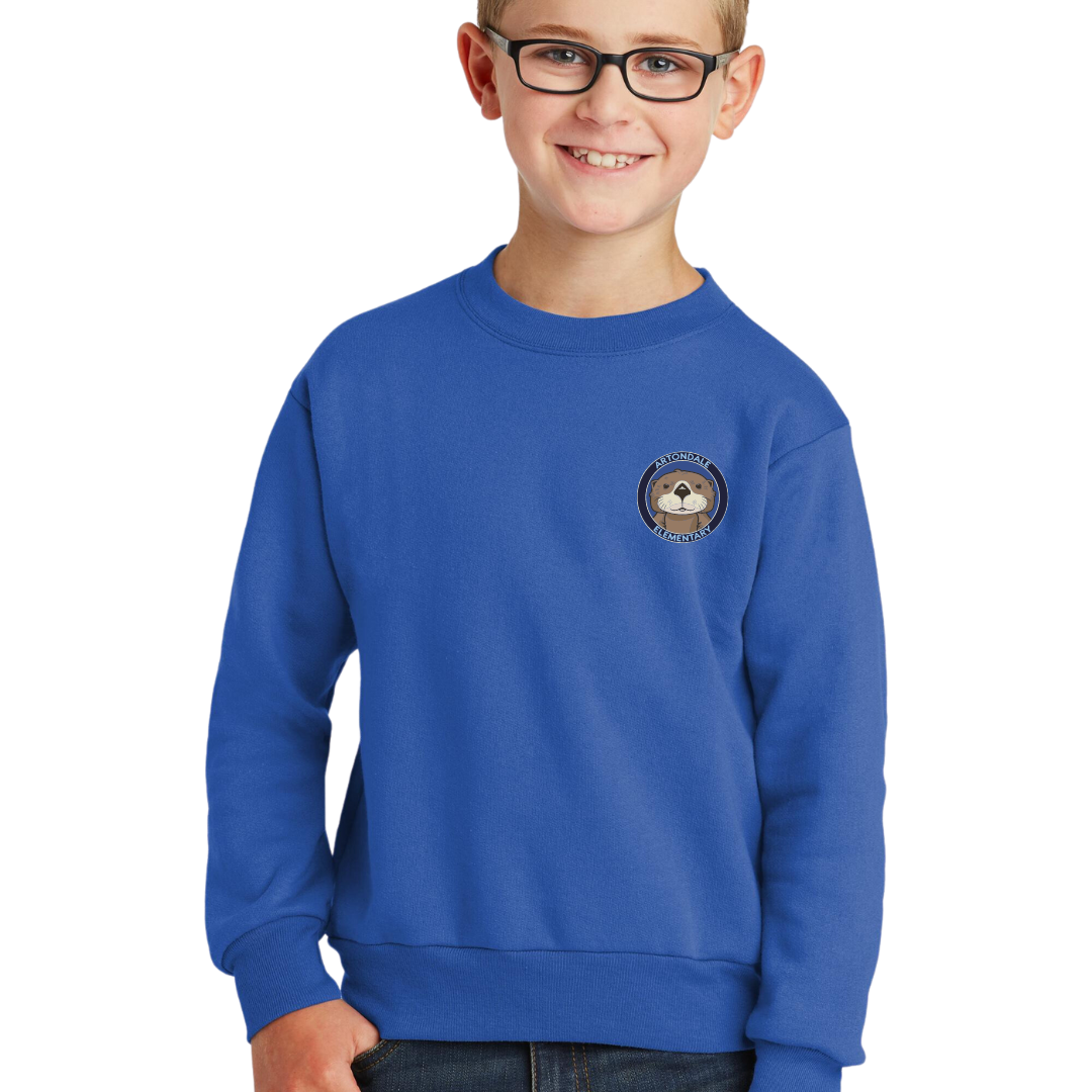 Otters Crewneck Small Logo - Adult and Youth Sizes