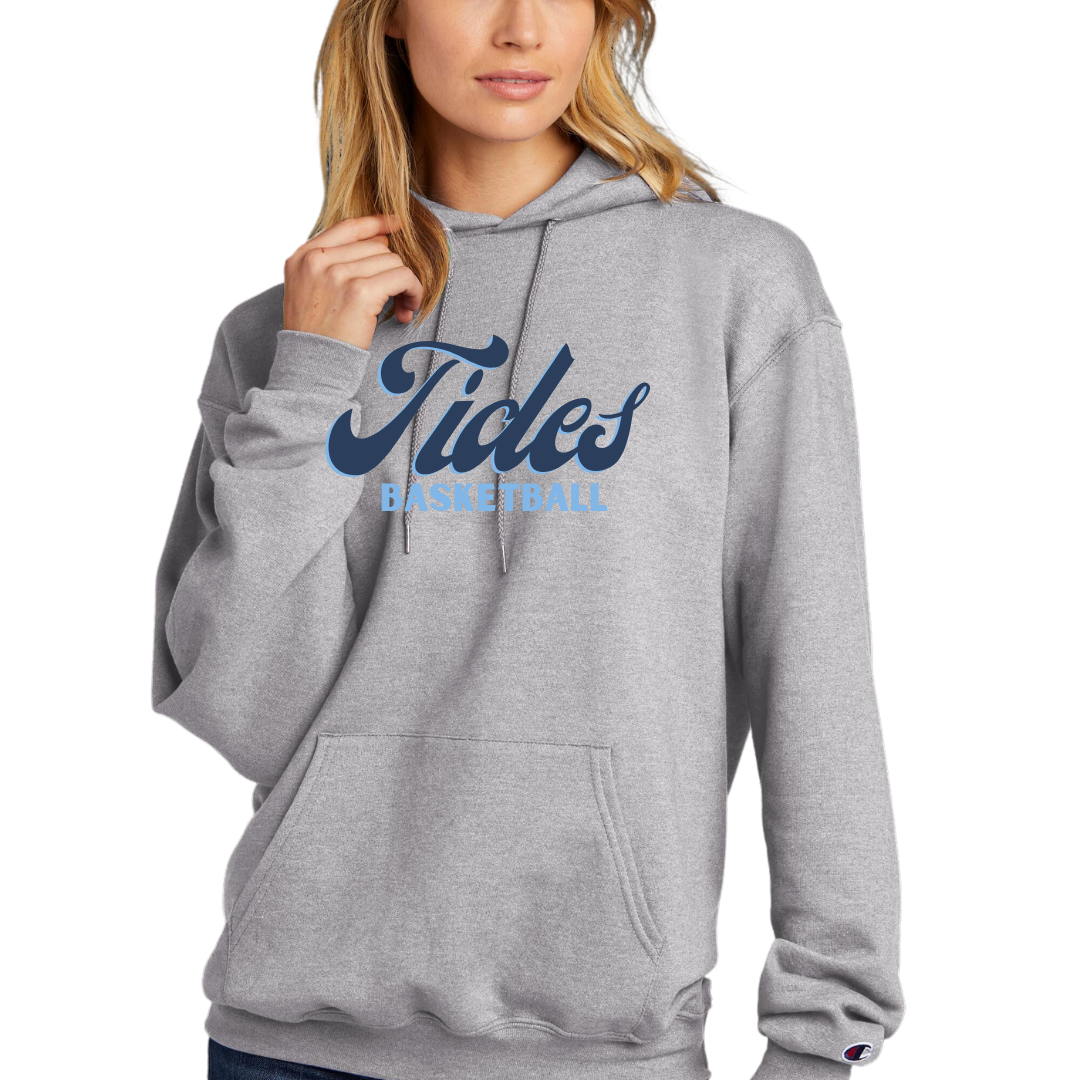 Retro Tides Basketball Hooded Sweatshirt- Adult and Youth