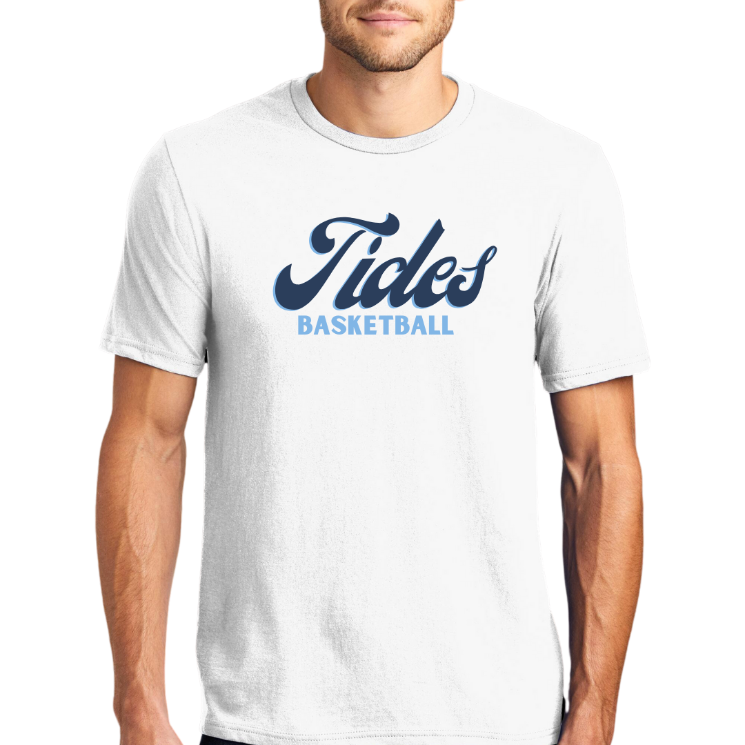 Retro Tides Basketball Tee- Adult and Youth