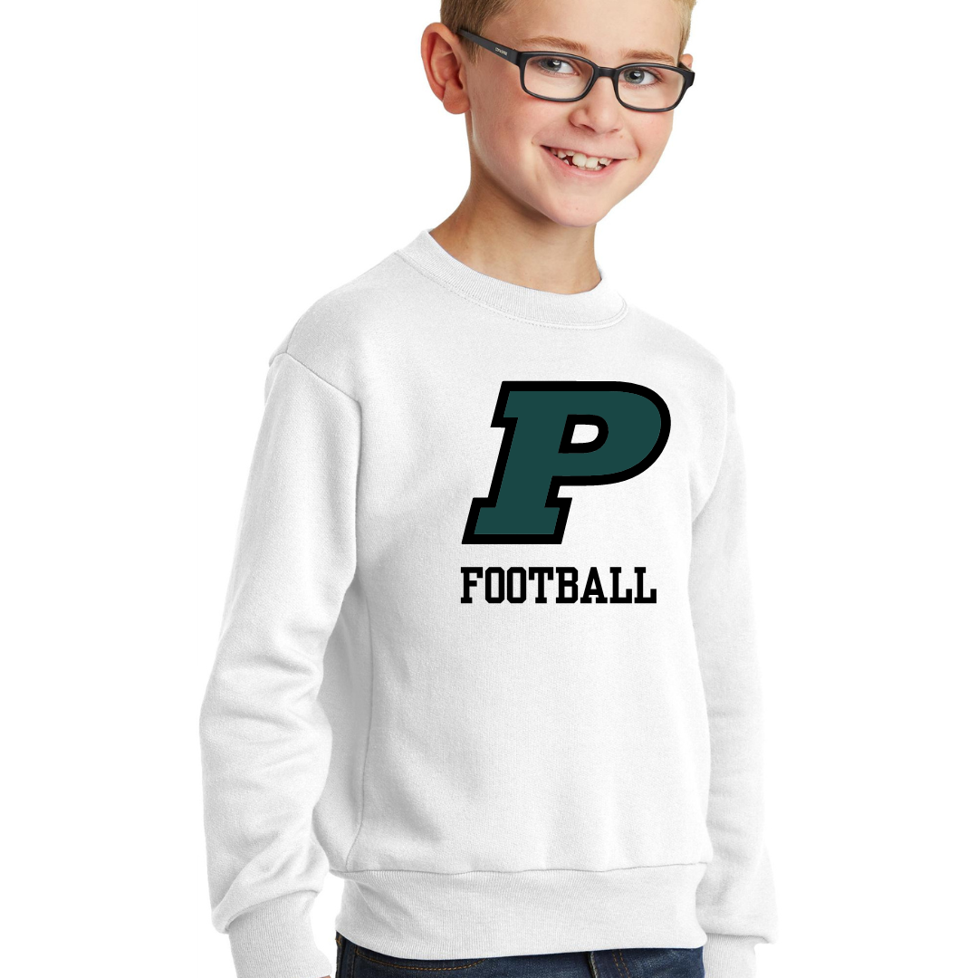 Classic Peninsula Football Crewneck Large Logo - Adult and Youth