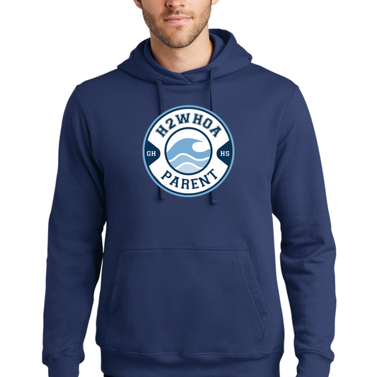 White Circle H2WHOA PARENT Hooded- Adult Sizing