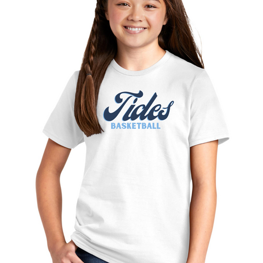 Retro Tides Basketball Tee- Adult and Youth