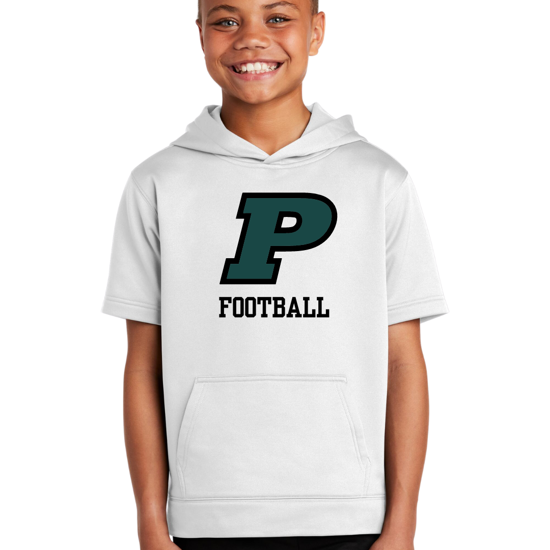 Classic Peninsula Football Performance Short Sleeve Hooded Sweatshirt - Adult and Youth