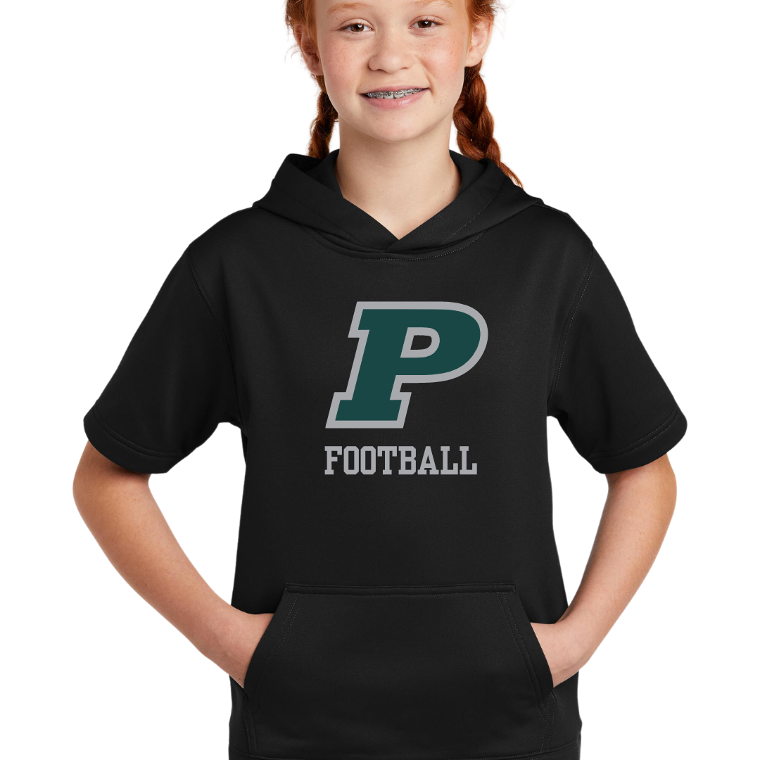 Classic Peninsula Football Performance Short Sleeve Hooded Sweatshirt - Adult and Youth