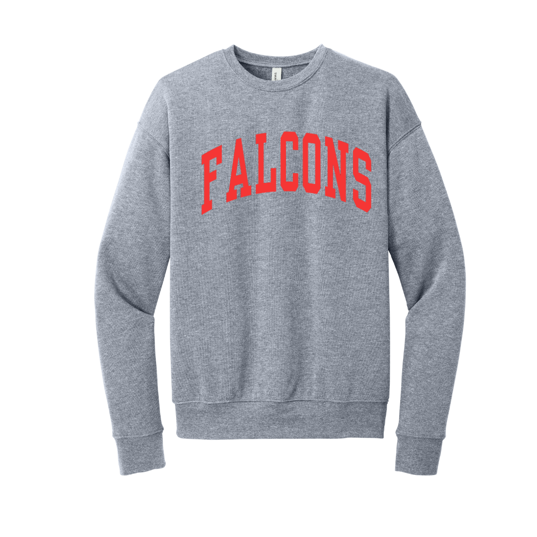 Falcons Arch Crewneck- Adult and Youth sizing