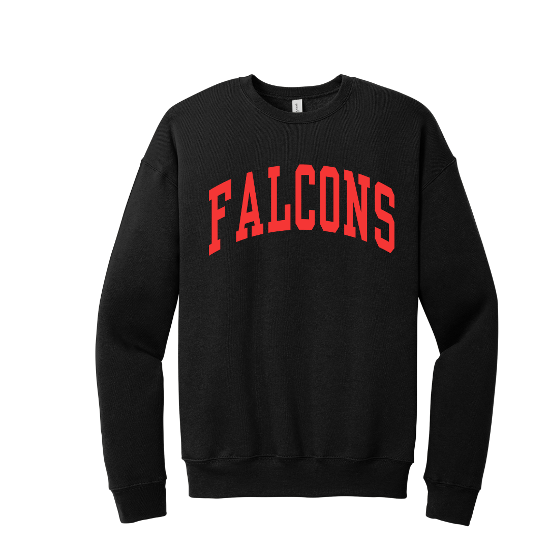 Falcons Arch Crewneck- Adult and Youth sizing