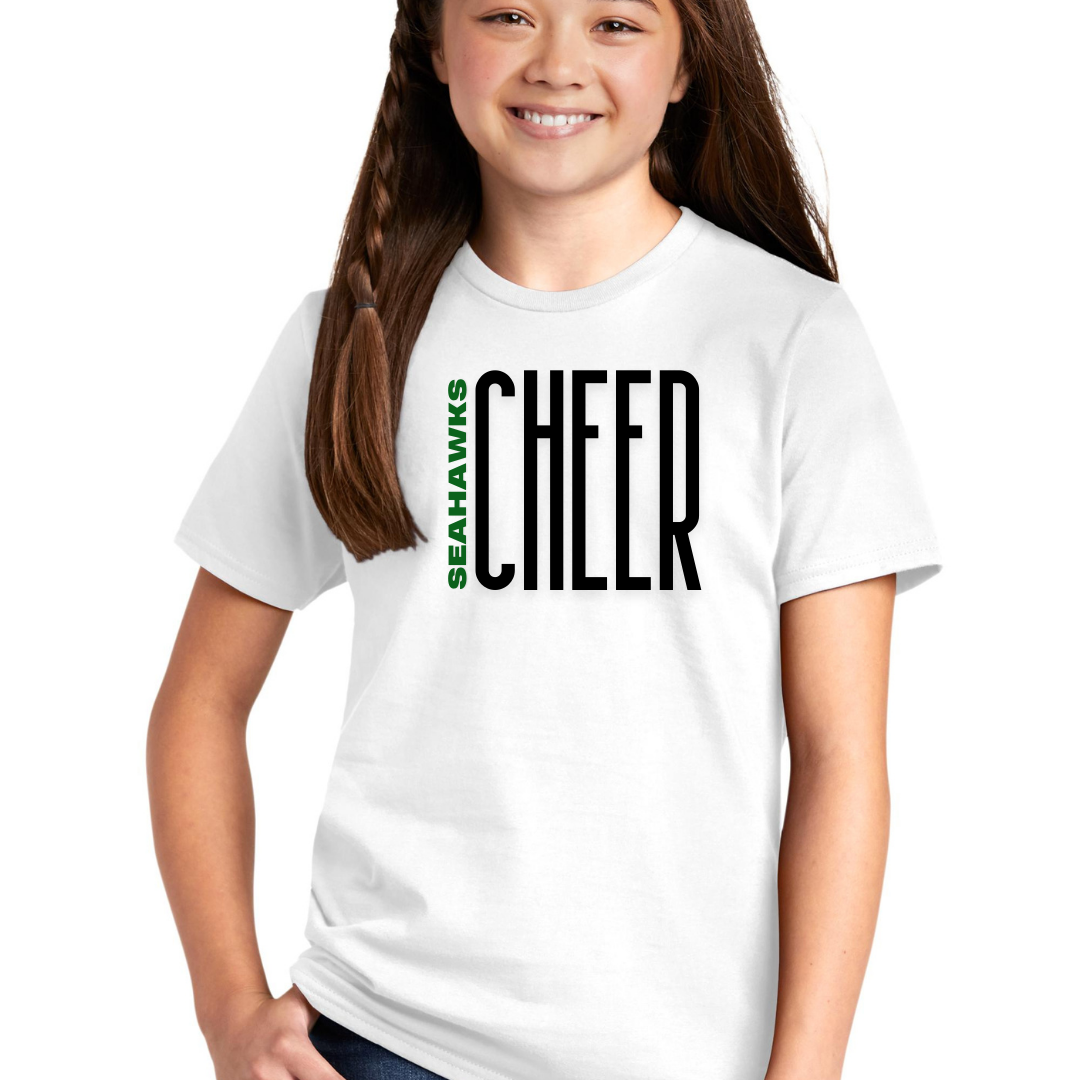 Peninsula Large Letter Cheer Tee - Adult and Youth sizes