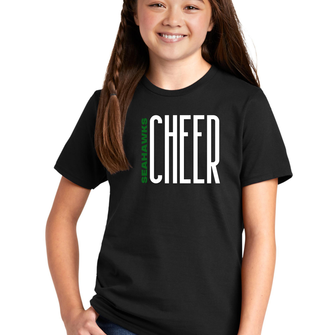 Peninsula Large Letter Cheer Tee - Adult and Youth sizes