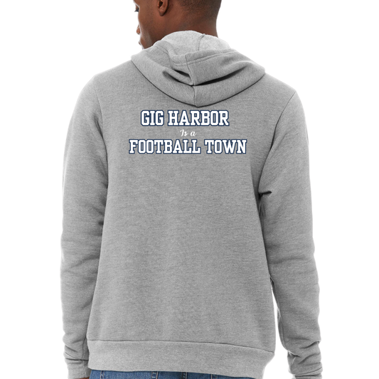 Gig Harbor is a Football Town Hooded Sweatshirt - Adult and Youth