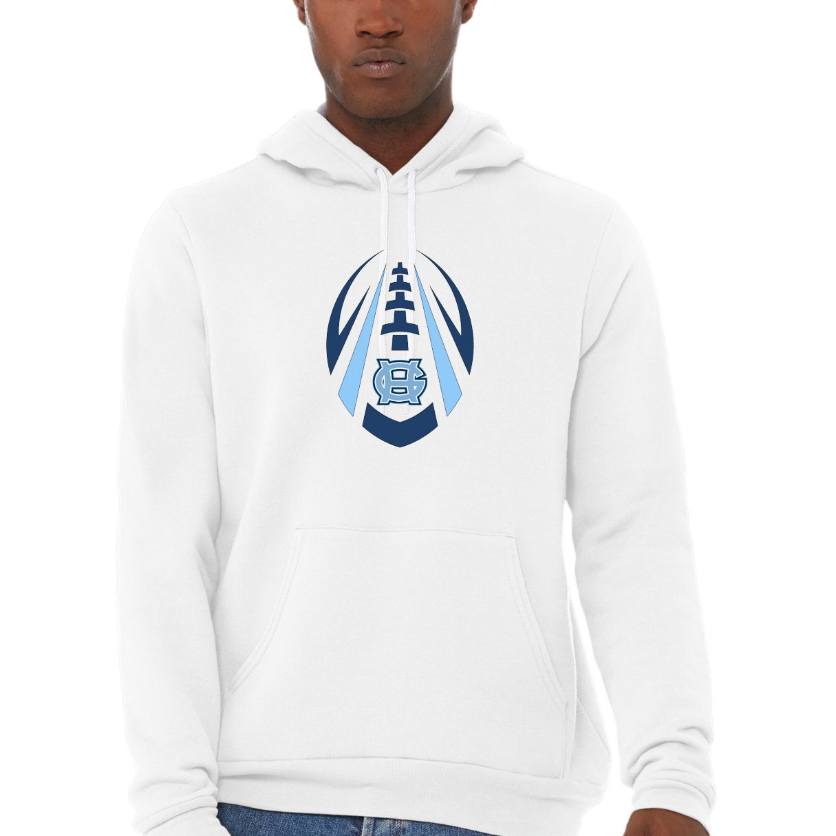 Go Big Blue! Hooded Sweatshirt- Adult and Youth