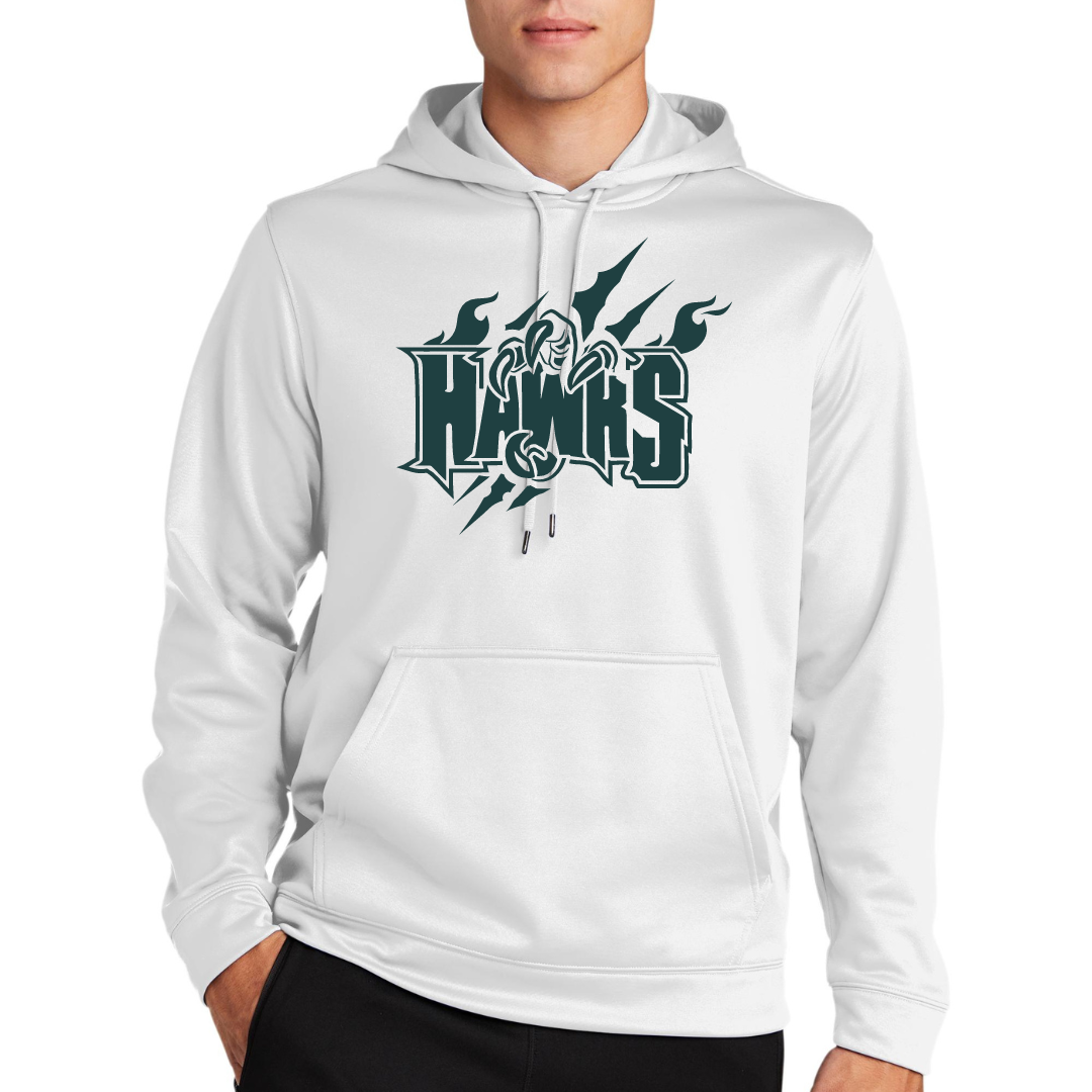 New Hawks Football Performance Hooded Sweatshirt - Adult and Youth