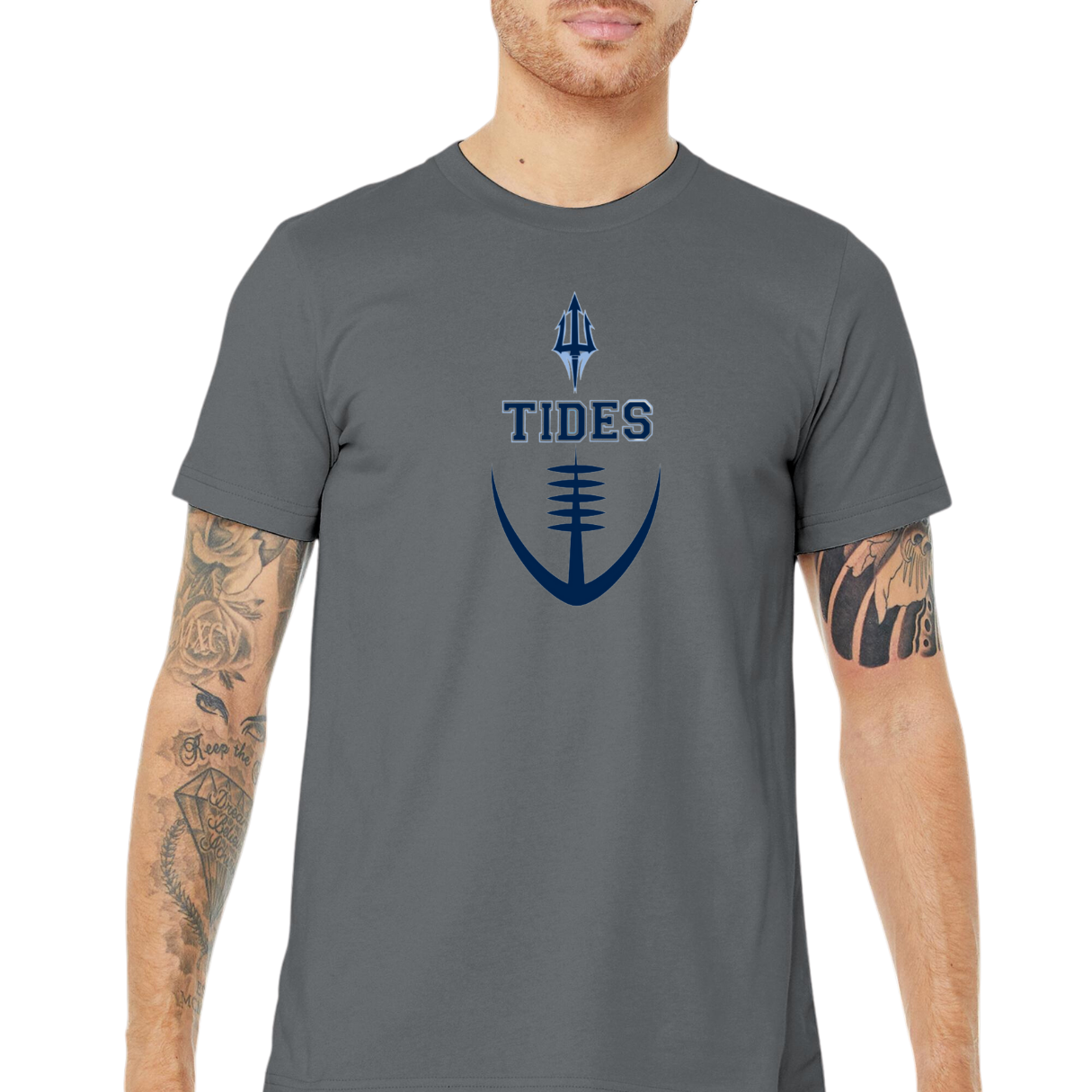 Tides Football Trident Tee- Adult and Youth