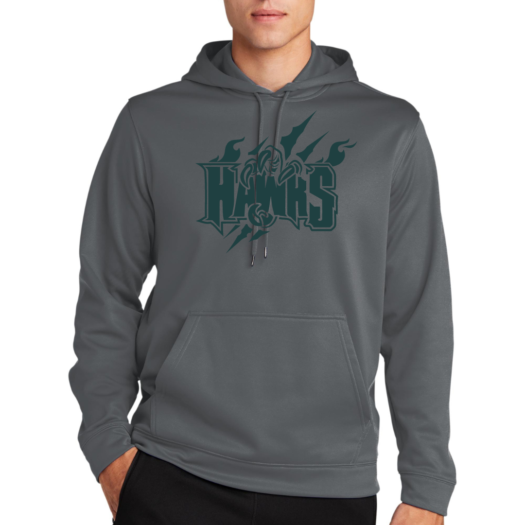 New Hawks Football Performance Hooded Sweatshirt - Adult and Youth