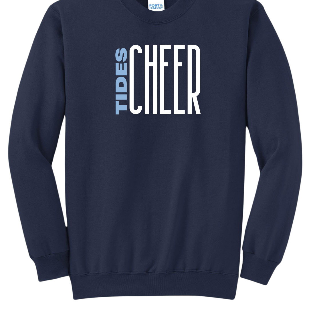 GH Large Letter Cheer Crewneck Sweatshirt - Adult and Youth sizes