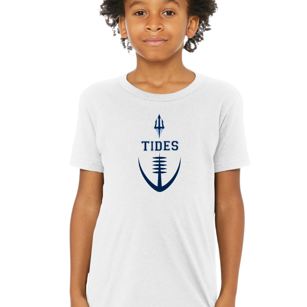 Tides Football Trident Tee- Adult and Youth